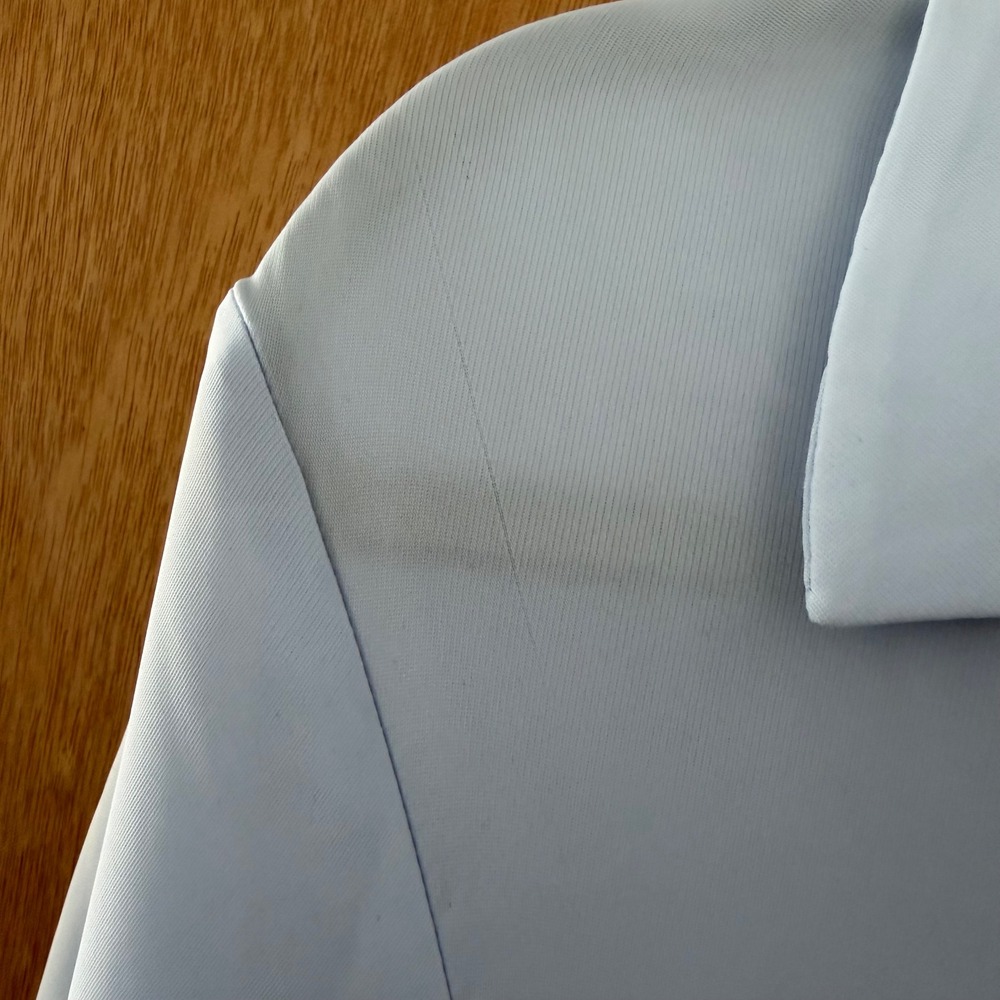 Light Blue Long Sleeve Button Down Blouse Collared Office Top US 6 - Picture 3 of 3